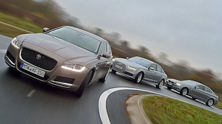 Audi A6/BMW 5er/Jaguar XF: Diesel-Test