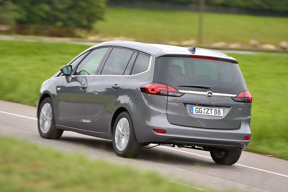 Opel Zafira 1.6 Diesel: CO2-Werte