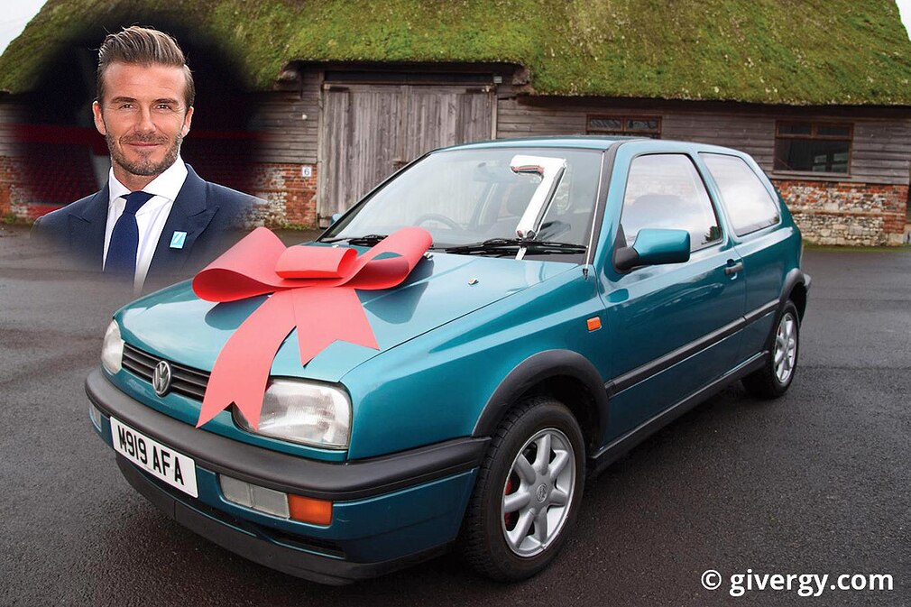 David Beckhams VW Golf wird versteigert