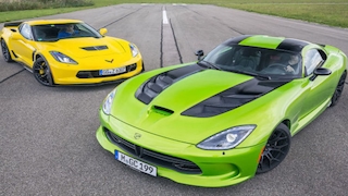 SRT Viper vs. Chevrolet Corvette Z06
