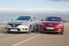 Renault Mégane dCi 130 Peugeot 308 HDi 120
