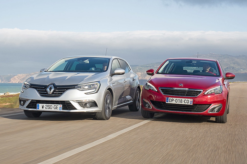 Renault Mégane dCi 130 Peugeot 308 HDi 120