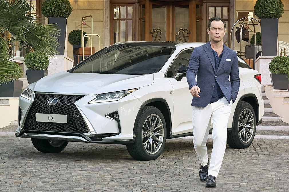 Lexus RX Werbung mit Jude Law