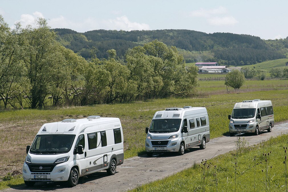 Weinsberg Cara Bus 631 ME, Hobby Vantana K65, Karmann Davis 620