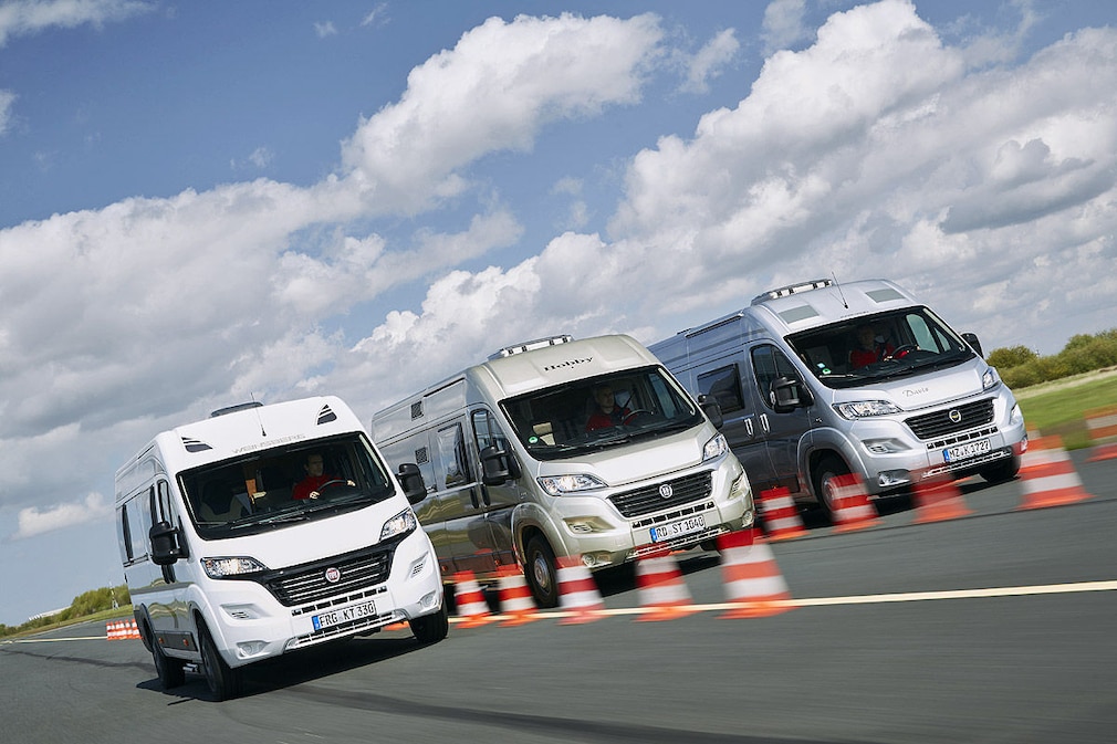 Weinsberg Cara Bus 631 ME, Hobby Vantana K65, Karmann Davis 620