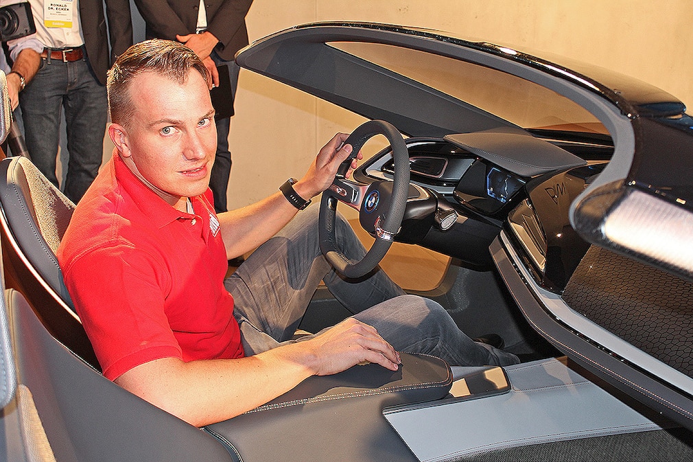 BMW i Vision Future Interaction (CES 2016): Sitzprobe