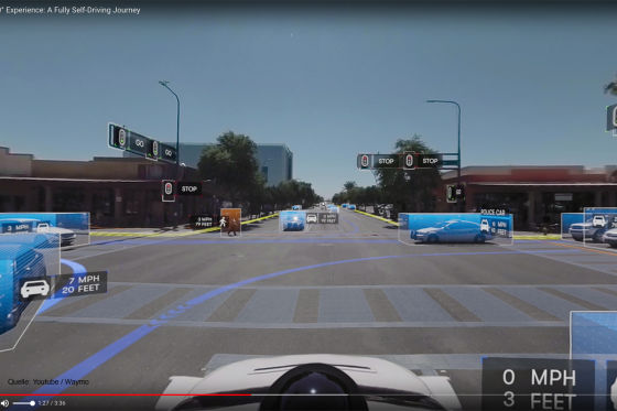 Das kann das "Google Car"