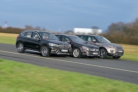 BMW X1 Mercedes GLA Range Rover Evoque