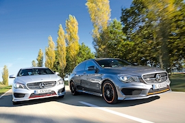 Mercedes CLA Coupe Mercedes CLA Shooting Brake
