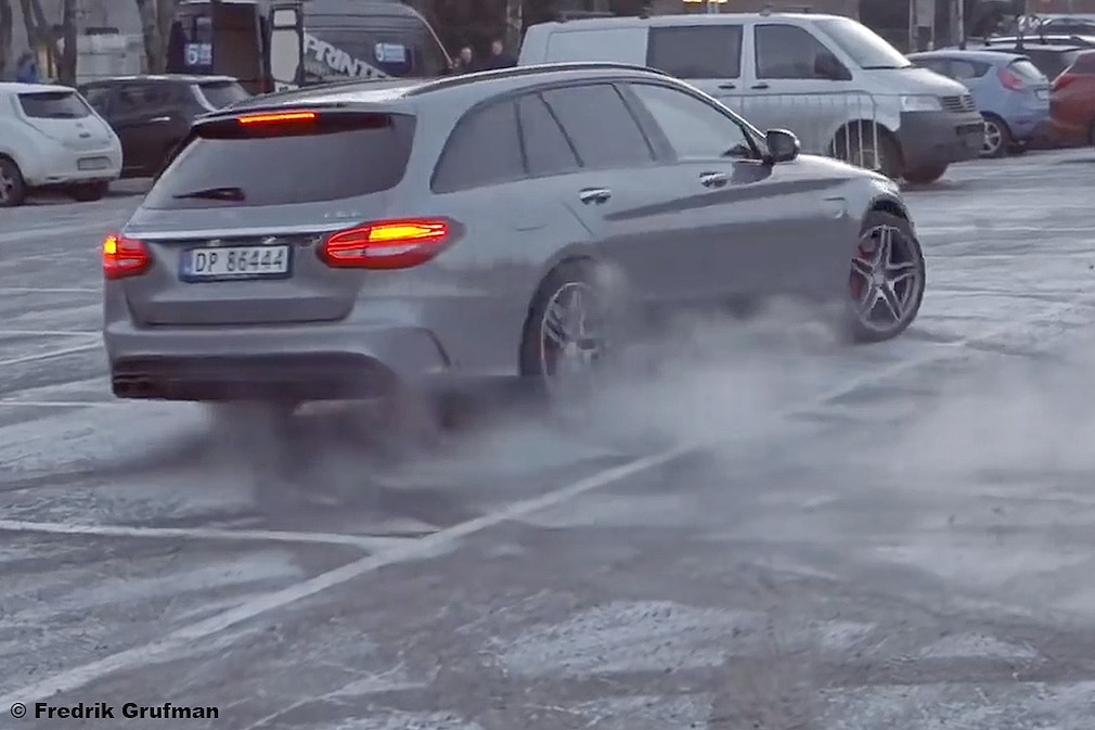 Mercedes C-Klasse AMG - Peter Solberg Prank