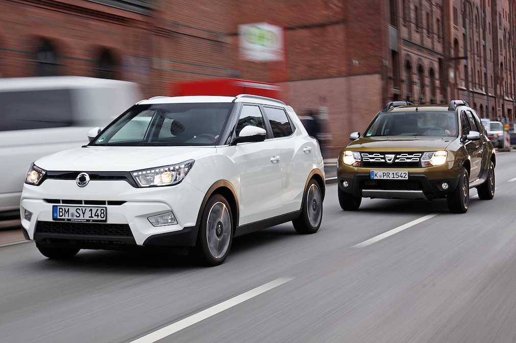 Dacia Duster SsangYong Tivoli
