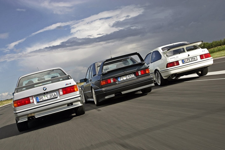 BMW M3 Ford Sierra RS Cosworth Mercedes 190 E 2.5-16 Evo II