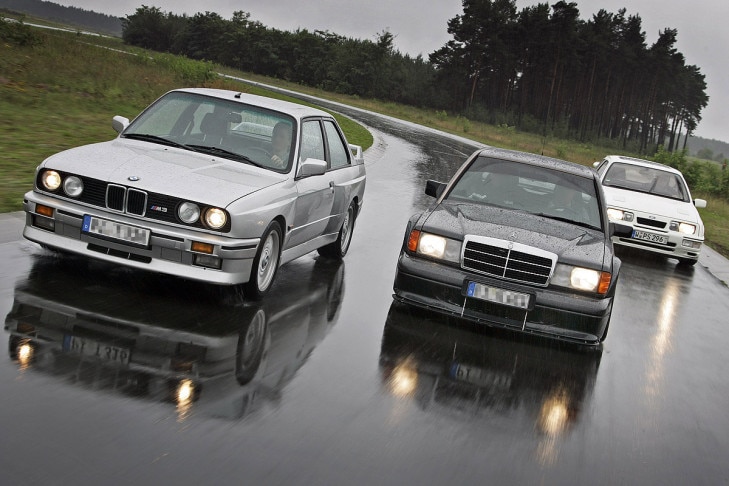 BMW M3 Ford Sierra RS Cosworth Mercedes 190 E 2.5-16 Evo II
