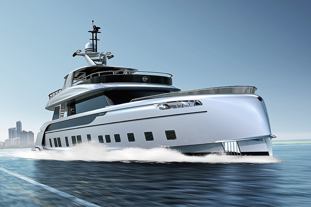 Sportwagen auf dem Wasser: Super-Jacht von Porsche Design