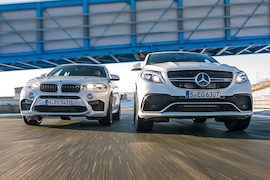 BMW X6 M Mercedes-AMG GLE 63 S Coupé
