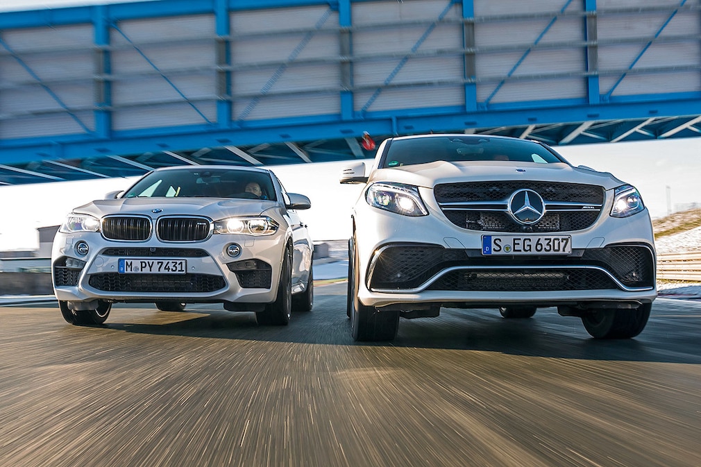 BMW X6 M Mercedes-AMG GLE 63 S Coupé