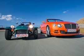 Bentley Continental GT Speed Caterham Seven 165