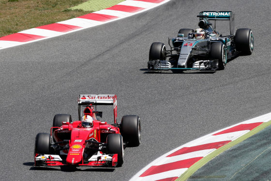 Ferrari & Mercedes