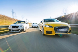 BMW M 235i Performance, Porsche Cayman S, Audi TT S