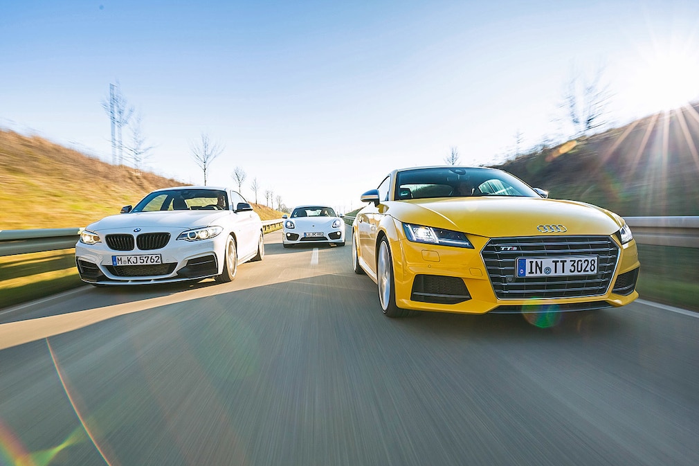 BMW M 235i Performance, Porsche Cayman S, Audi TT S