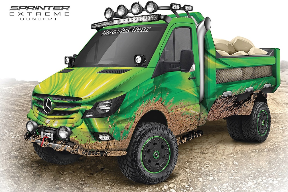 Mercedes Jurassic-Park Sprinter Extreme Concept