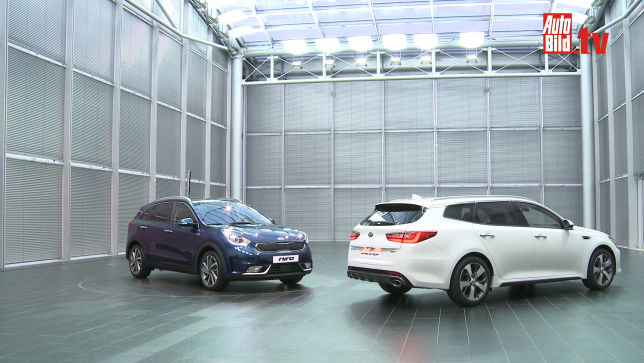 Kia Niro und Optima SW (2016)