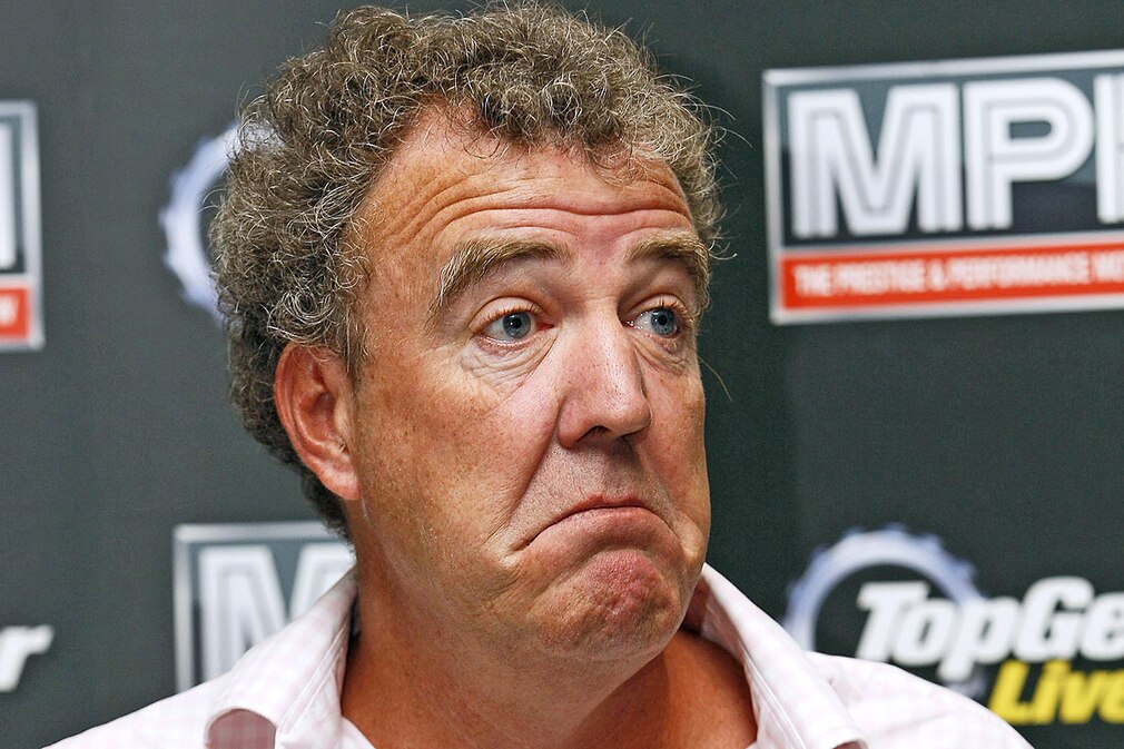 Top Gear host Jeremy Clarkson who has been suspended by the BBC