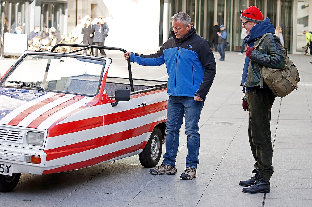 BBC Top Gear Aufnahme in London - Matt Le Blanc  Chris Evans