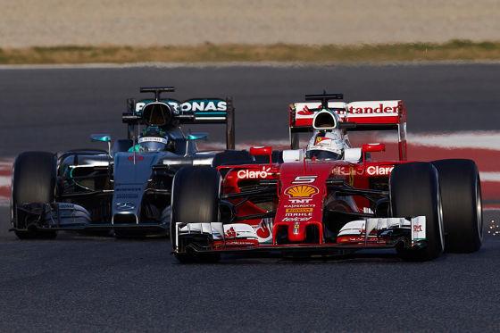 Mercedes & Ferrari