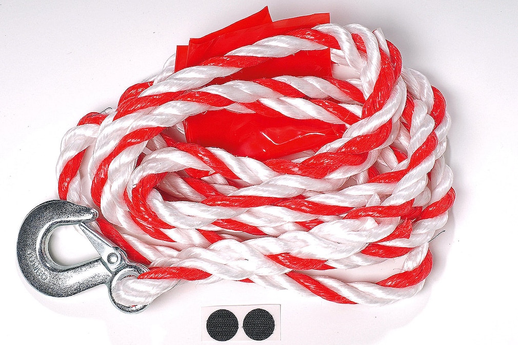 Acht Abschleppseile im Test