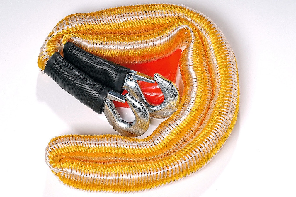 Acht Abschleppseile im Test