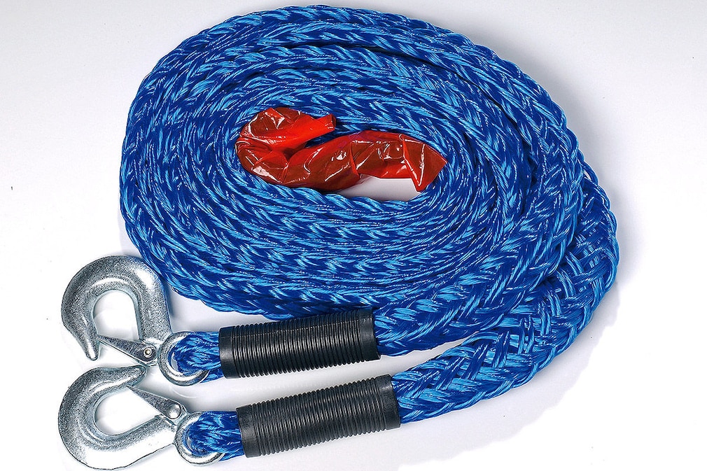 Acht Abschleppseile im Test