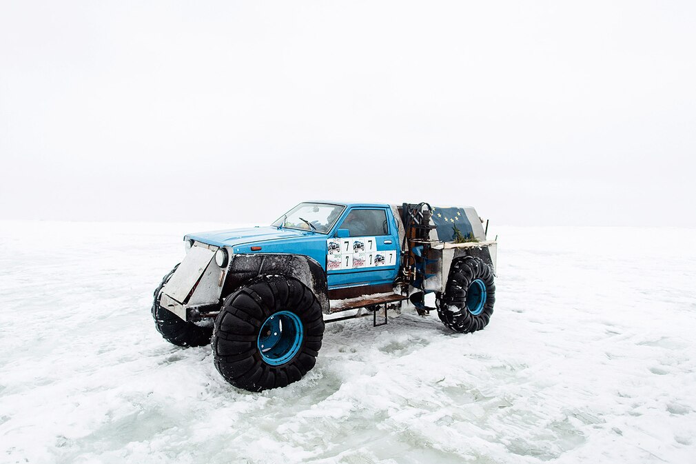 Autos made in Estonia Die Monstertrucks vom Peipussee