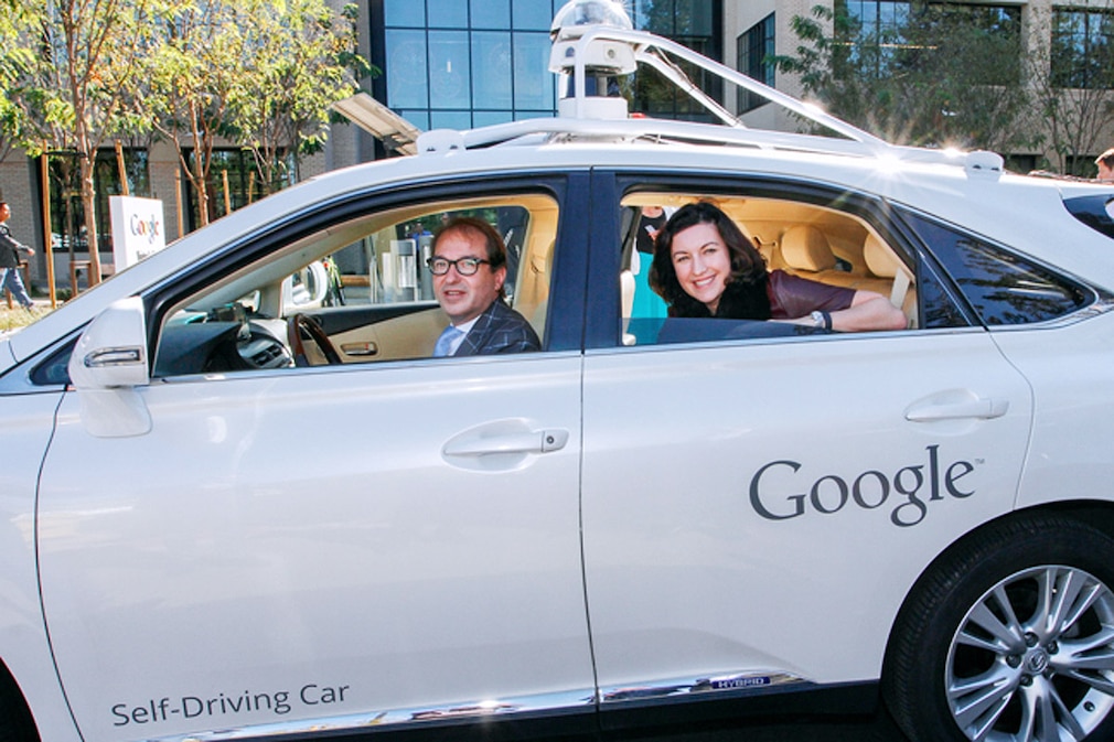 Alexander Dobrindt hat heute den Google-Campus in Mountain View besucht