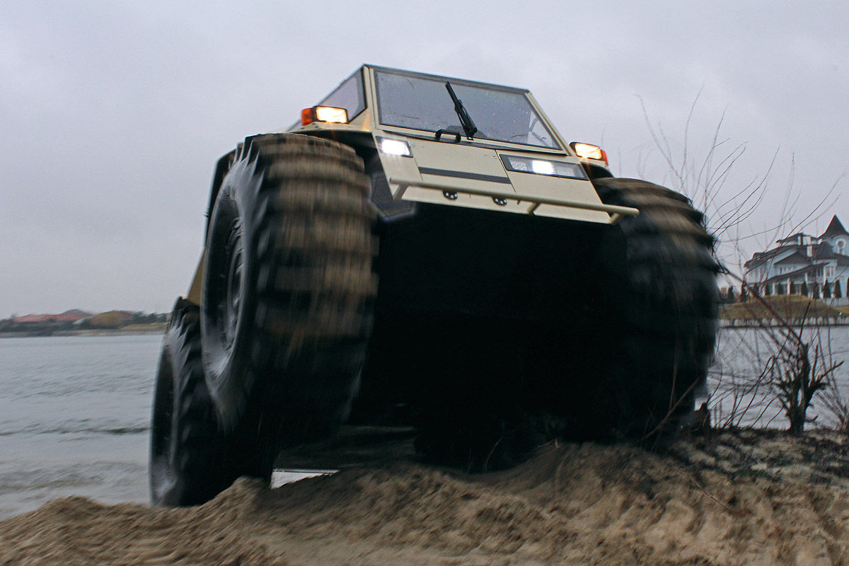 Alles zum Super-Offroader Sherp ATV