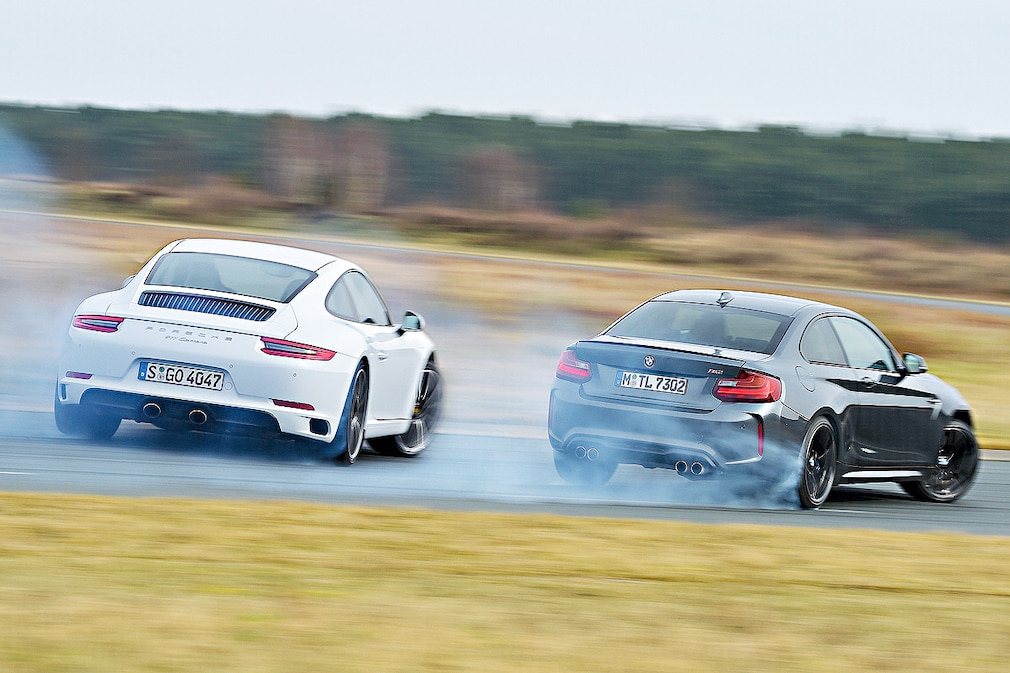 Porsche 911 Carrera BMW M2 Coupé