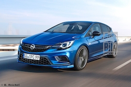 Opel Astra OPC Illustration