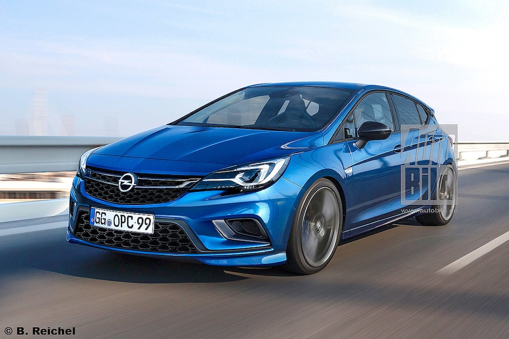 Opel Astra OPC Illustration