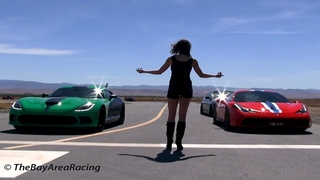 Viper SRT vs 458 Speciale