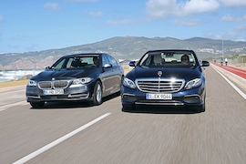 Mercedes E 220 d, BMW 525d Automatik