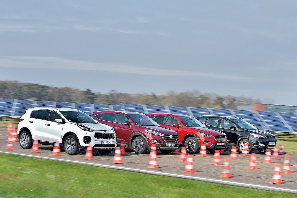 Vier kompakte Diesel-SUVs im Vergleich