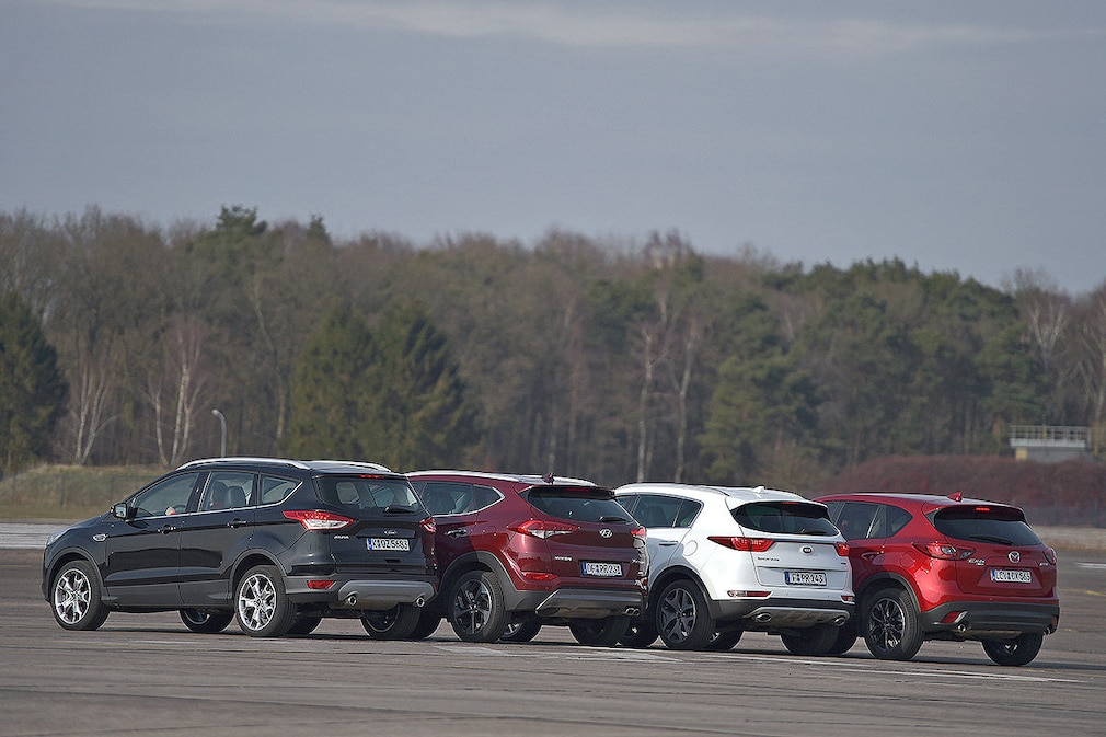 Vier kompakte Diesel-SUVs im Vergleich