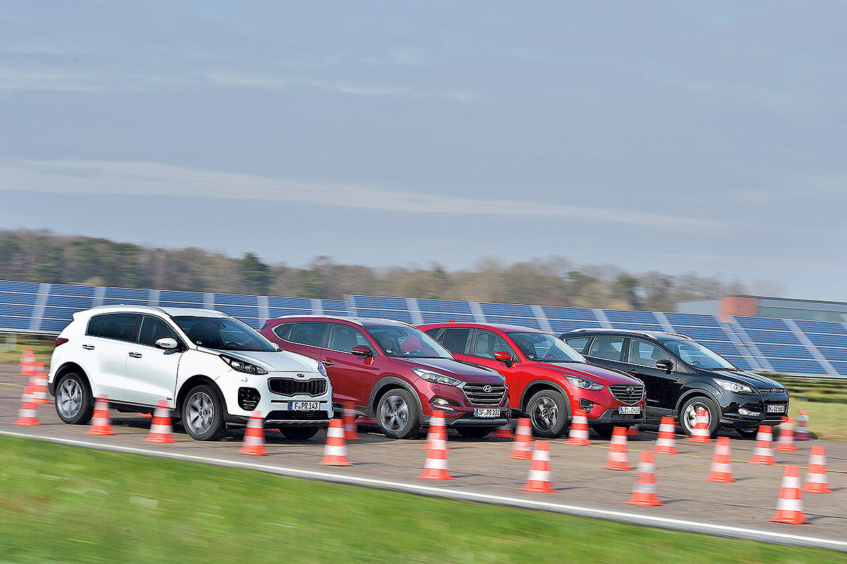 Vier kompakte Diesel-SUVs im Vergleich
