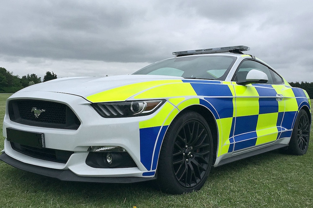 Ford Mustang als Polizeiauto