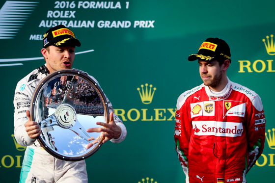 Rosberg & Vettel