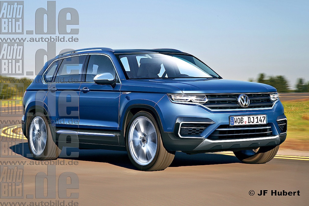 VW Passat SUV Illustration