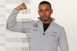 Lewis Hamilton im stummen Interview