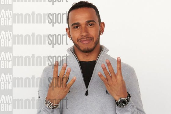 Lewis Hamilton im stummen Interview