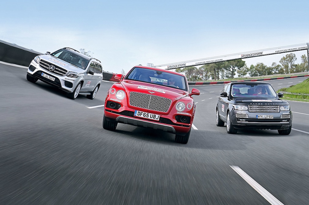 Bentley Bentayga Mercedes GLS Range Rover