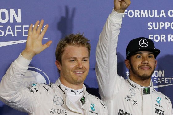 Rosberg & Hamilton